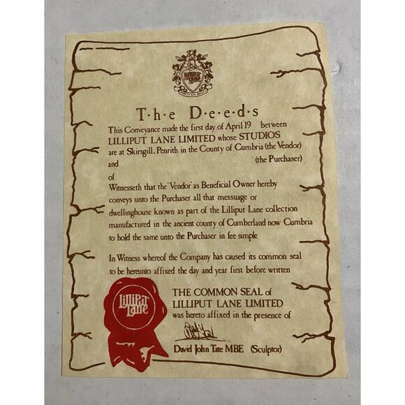 Vtg Collectible Izaak Walton Cottage House Village Sculpture by Lilliput Lane - Picture 10 of 15